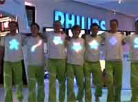 Light-emitting shirts!