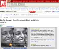 DL.TV – Convert Color Pictures to Black and White 
