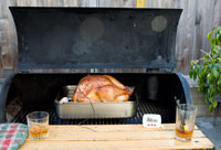 Turkey in the Smoker, 21 degress to go