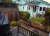 Where the fence use to be