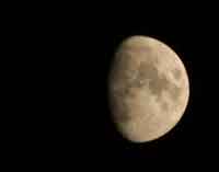 Waxing Gibbous Moon
