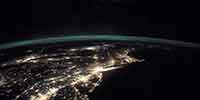 What an Astronaut’s Camera Sees at Night (from ISS)