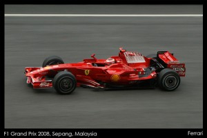 2008 Malaysian Grand Prix Winner Kimi Räikkönen