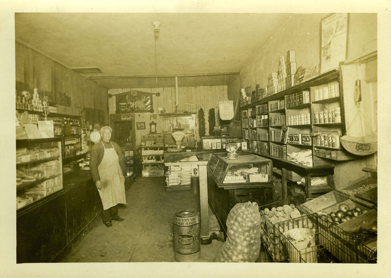 Wong Hing Chong in his general store, Clifton, Arizona (from a photo scanned by my sister, Alberta Mayo)